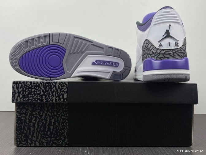 Rep 'Dark 3 CT8532-105 Air Retro Jordan Iris' 0814